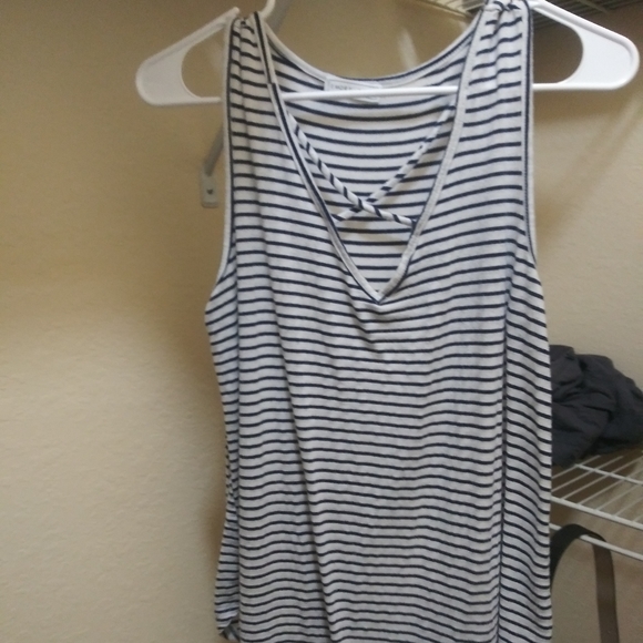 Blue and white striped top - Picture 1 of 4